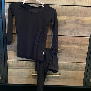 Black little sleepies pajama set. 18-24 months.
